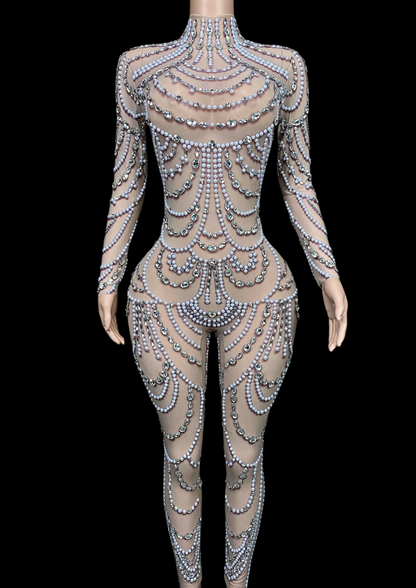 Party Jumpsuit: Fresh Snow - Inspired by Taylor Swift - Gorgeous Festival Outfits - Glamstone