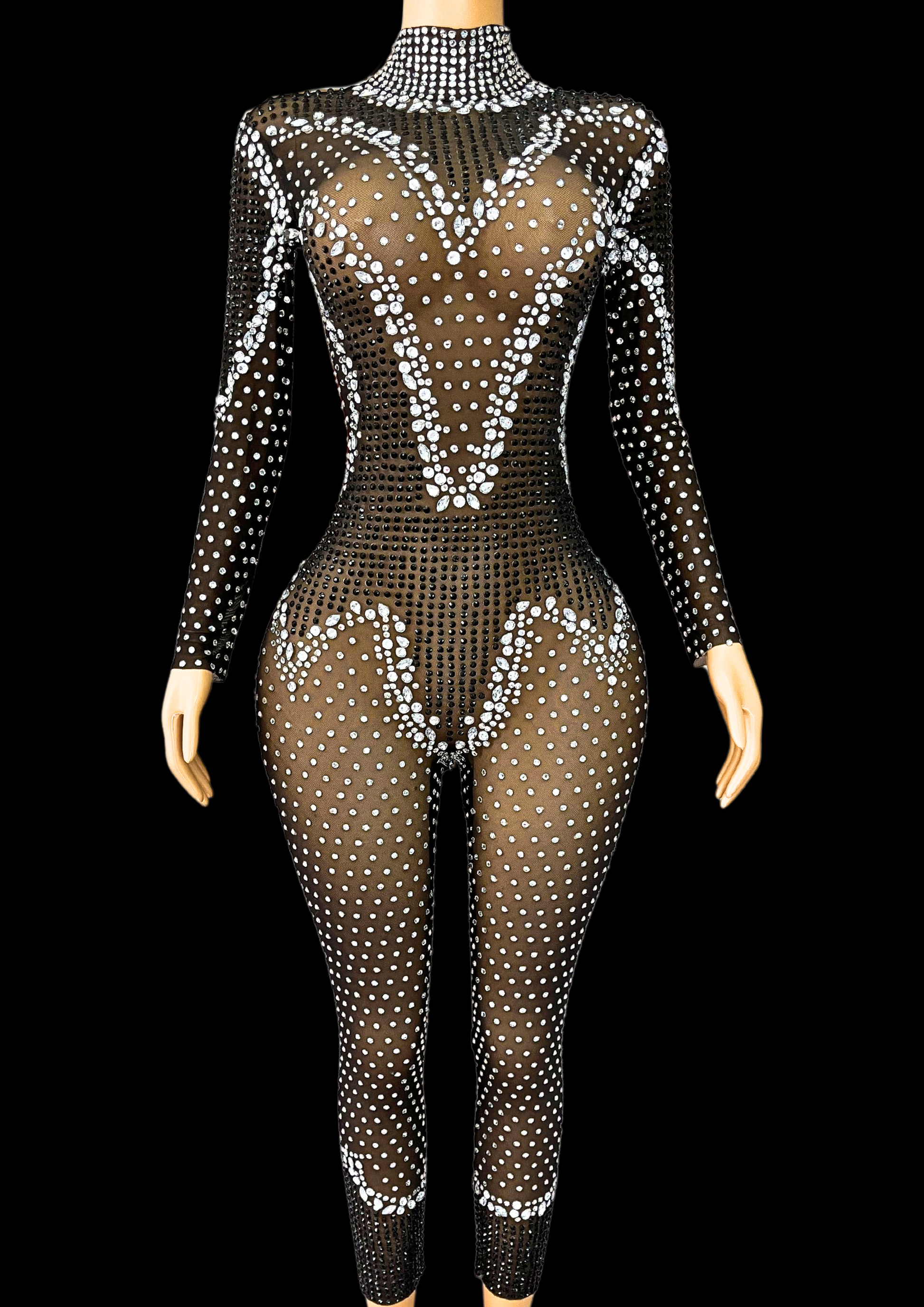 Party Jumpsuit: Black Swan - Gorgeous Festival Outfits - Glamstone