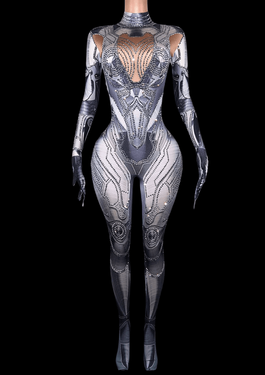 Party Jumpsuit: Futurista - Gorgeous Festival Outfits - Glamstone