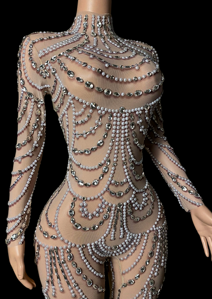 Party Jumpsuit: Fresh Snow - Inspired by Taylor Swift - Gorgeous Festival Outfits - Glamstone