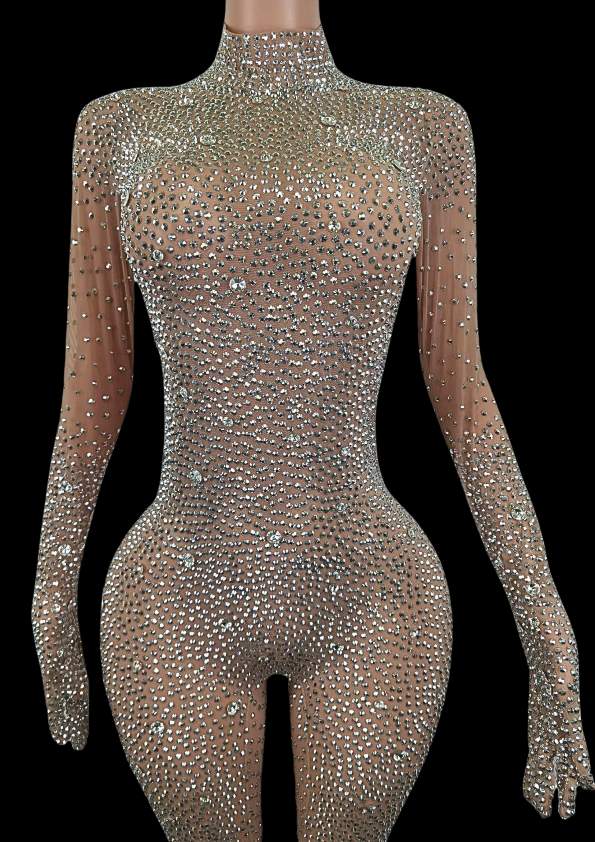 Party Jumpsuit: Crystal Mirage - Gorgeous Festival Outfits - Glamstone