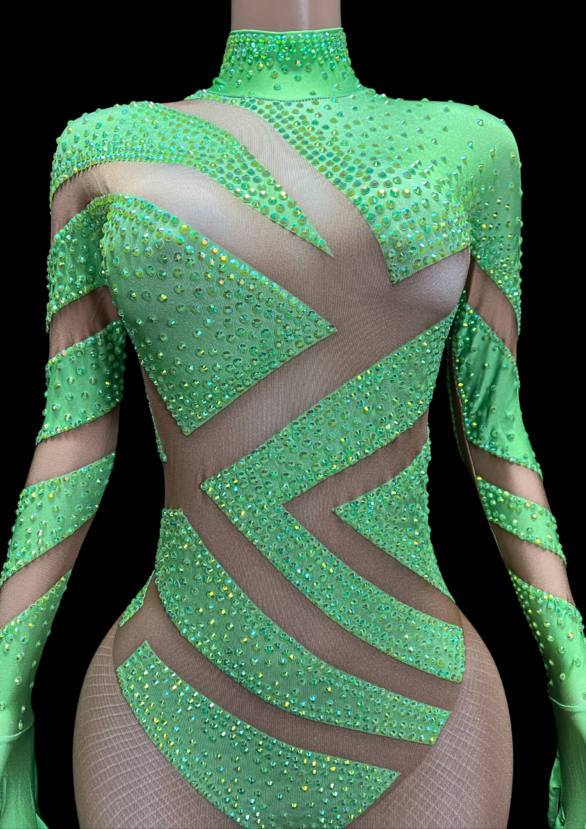 Party Jumpsuit: Neon Pop - Inspired by Jennifer Lopez - Gorgeous Festival Outfits - Glamstone