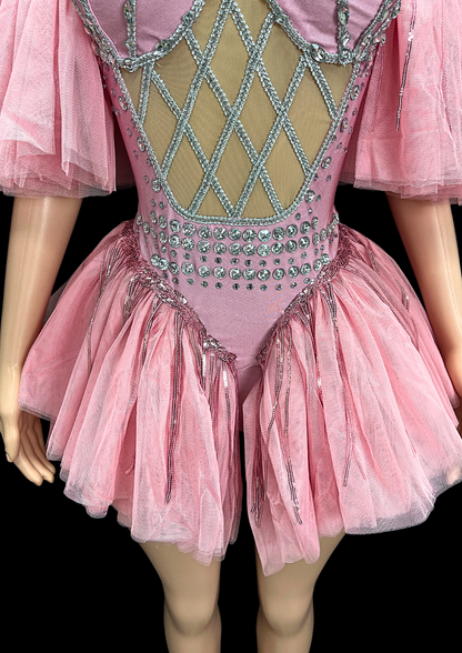 Mini Dress: Rosy Delight - Gorgeous Festival Outfits - Glamstone