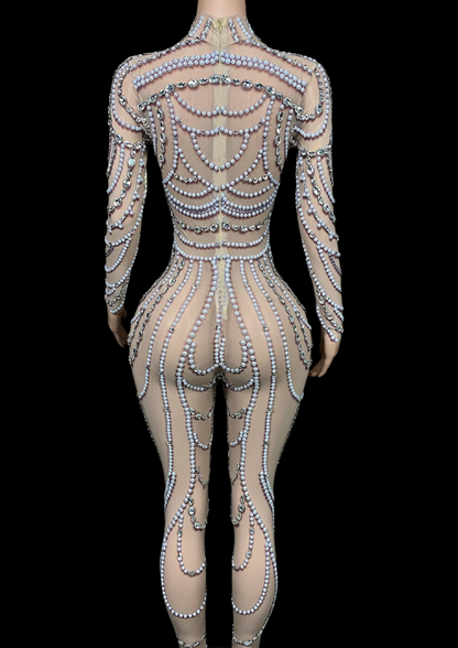 Party Jumpsuit: Fresh Snow - Inspired by Taylor Swift - Gorgeous Festival Outfits - Glamstone