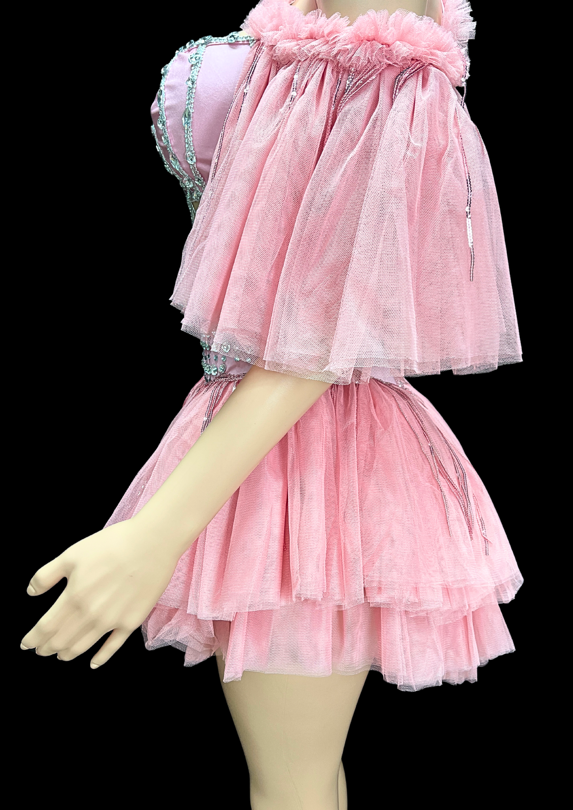 Mini Dress: Rosy Delight - Gorgeous Festival Outfits - Glamstone