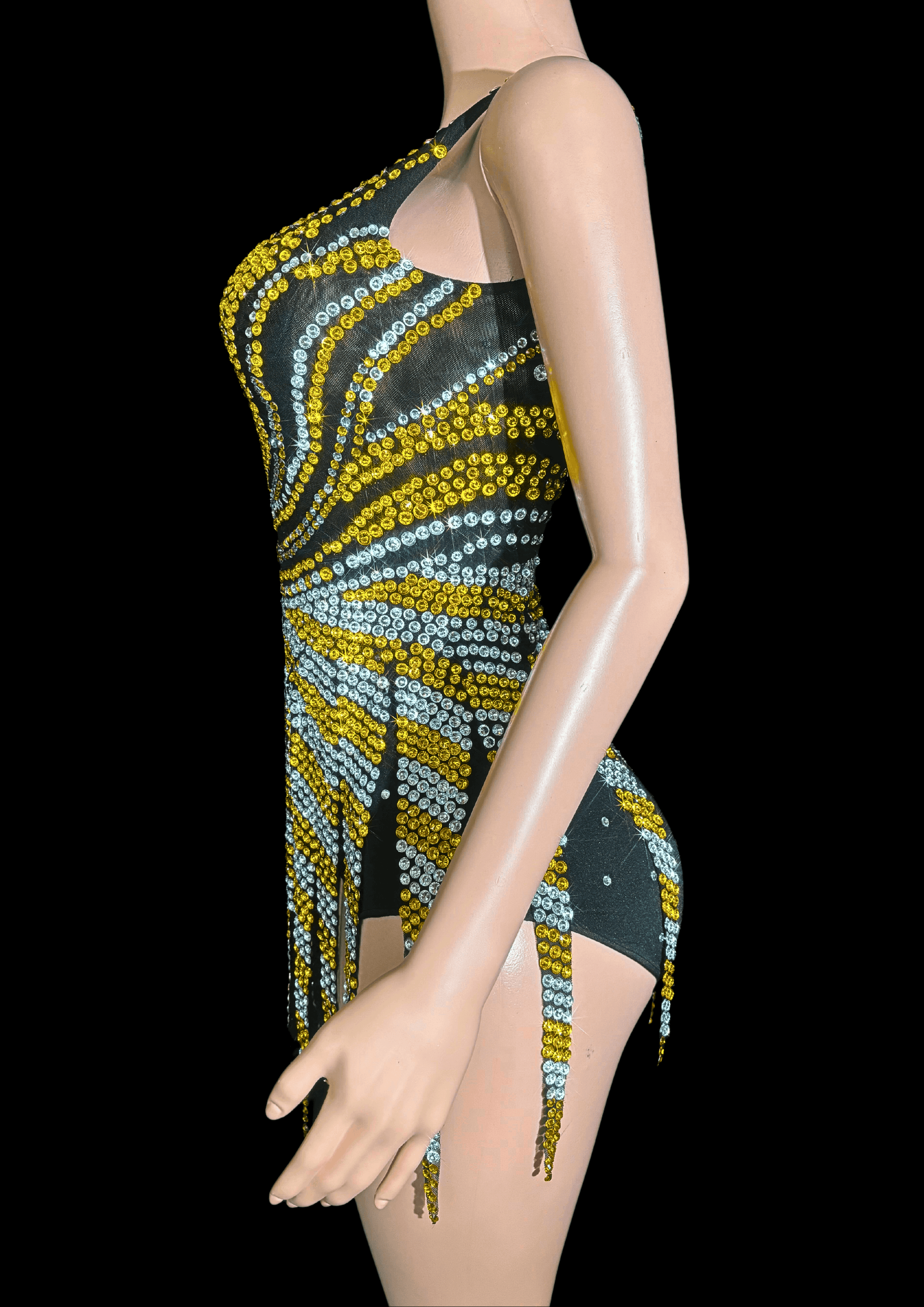 Party Romper: Golden Melody - Inspired by Taylor Swift - Gorgeous Festival Outfits - Glamstone