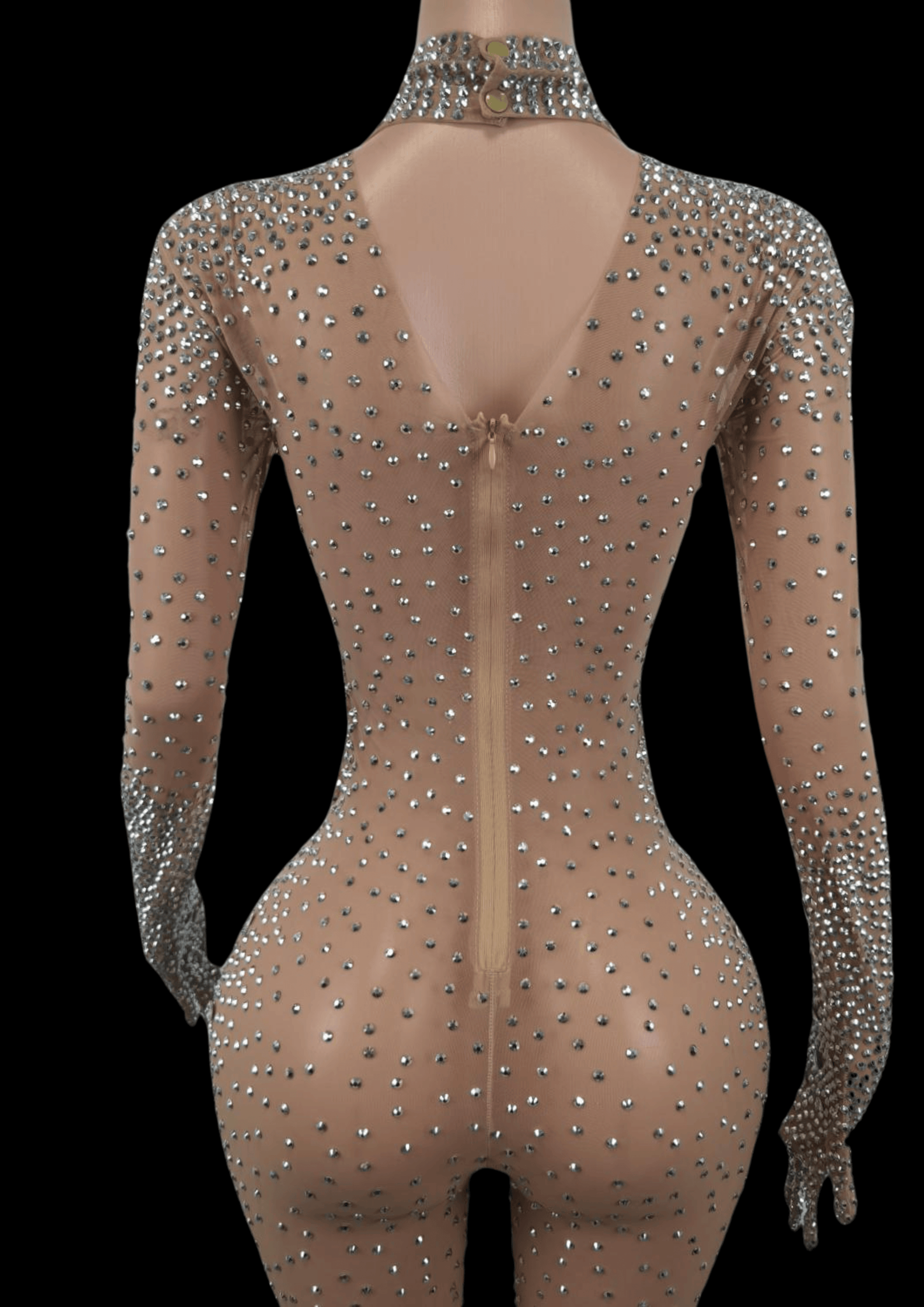 Party Jumpsuit: Crystal Mirage - Gorgeous Festival Outfits - Glamstone