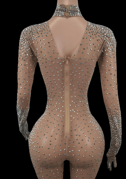 Party Jumpsuit: Crystal Mirage - Gorgeous Festival Outfits - Glamstone