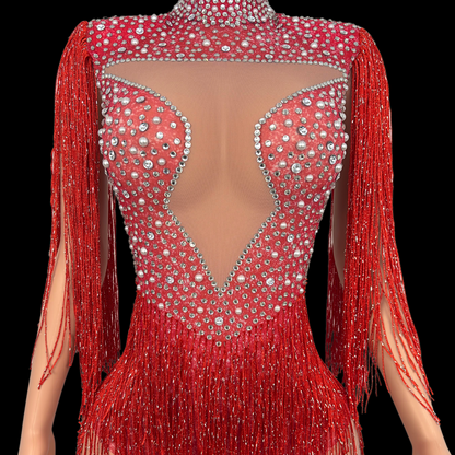 Party Romper: Heart Fire - Gorgeous Festival Outfits - Glamstone