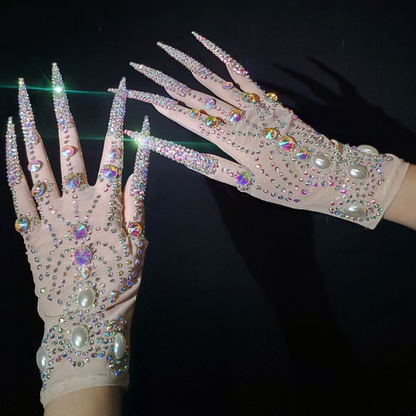 Party Gloves: Glow Rush - Gorgeous Festival Outfits - Glamstone