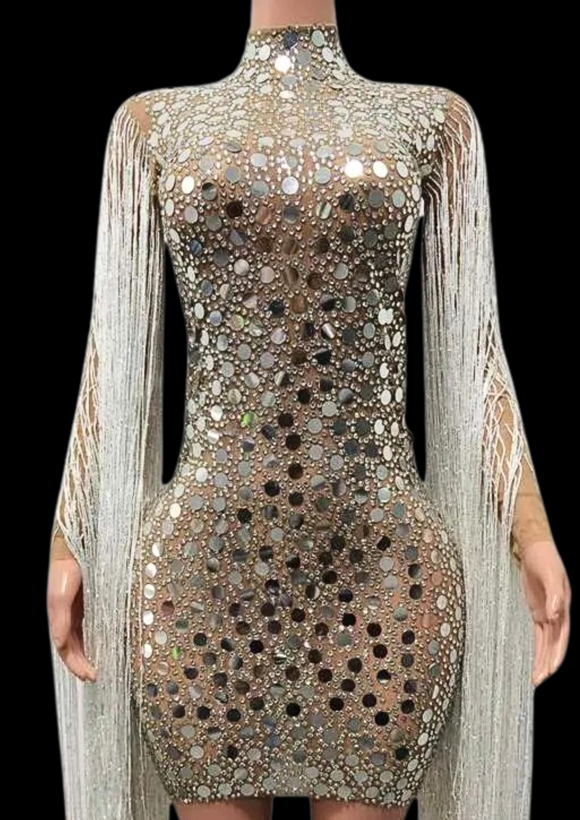 Mini Dress: Crystal Falls - Gorgeous Festival Outfits - Glamstone