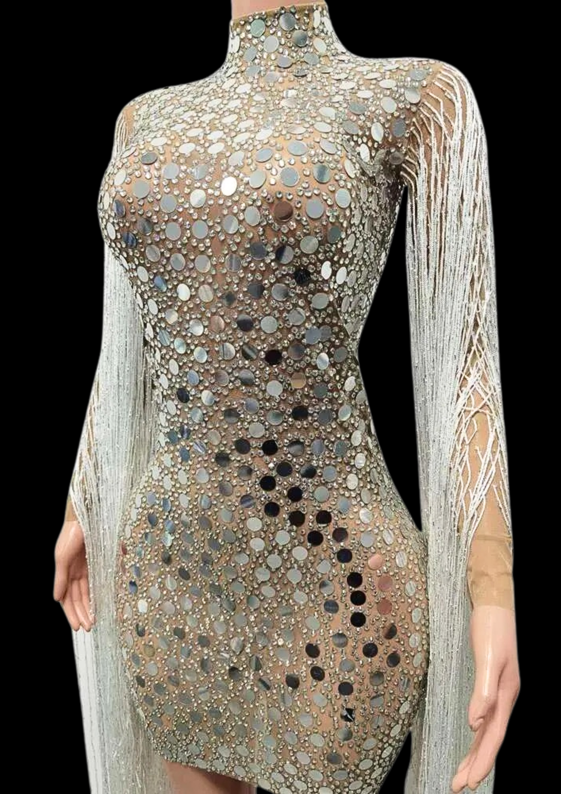 Mini Dress: Crystal Falls - Gorgeous Festival Outfits - Glamstone