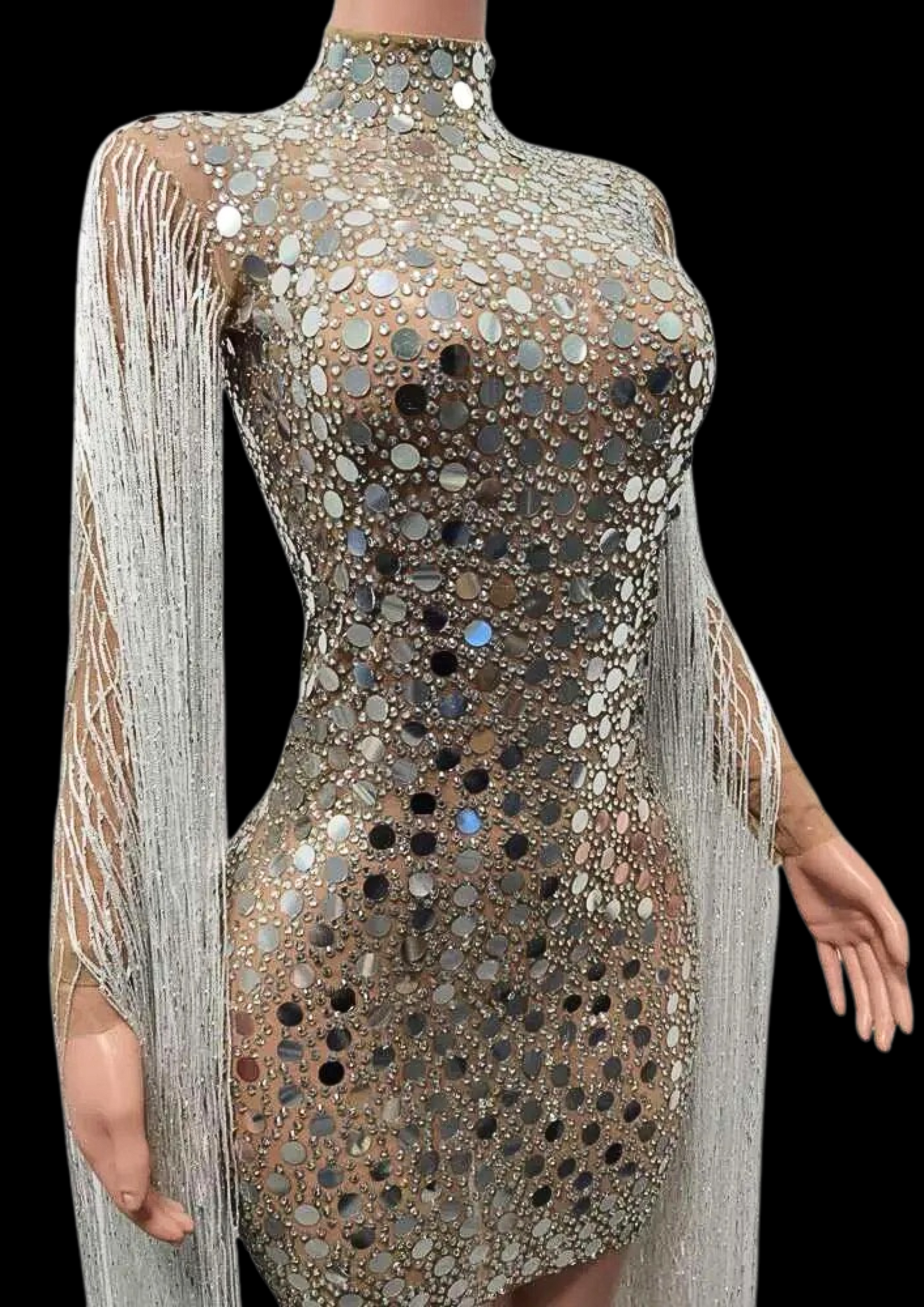 Mini Dress: Crystal Falls - Gorgeous Festival Outfits - Glamstone
