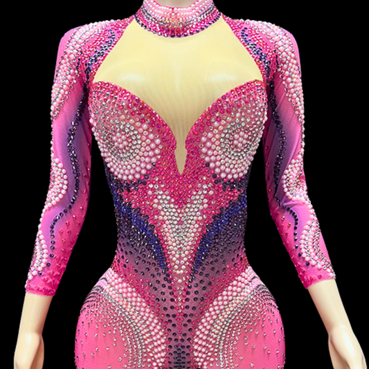 Party Romper: Pink Euphoria - Gorgeous Festival Outfits - Glamstone