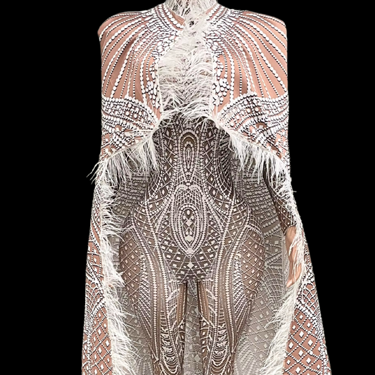 Party Costume Set: Ethereal Goddess - Gorgeous Festival Outfits - Glamstone