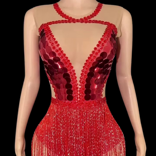 Party Romper: Reckless Ruby - Gorgeous Festival Outfits - Glamstone
