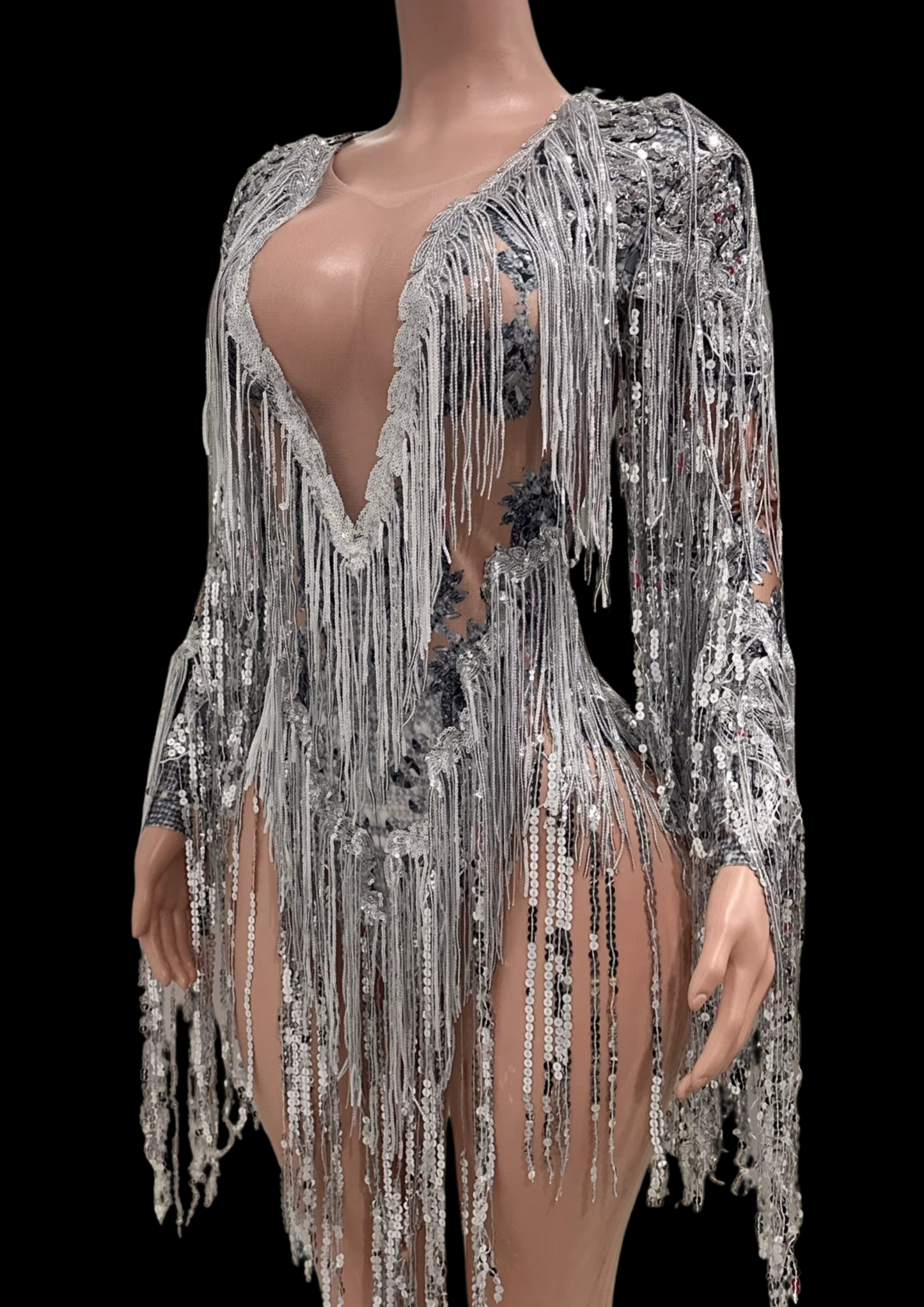 Party Romper: Silver Sway - Gorgeous Festival Outfits - Glamstone