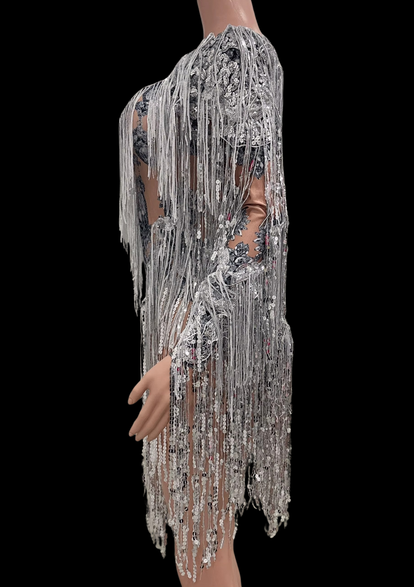 Party Romper: Silver Sway - Gorgeous Festival Outfits - Glamstone