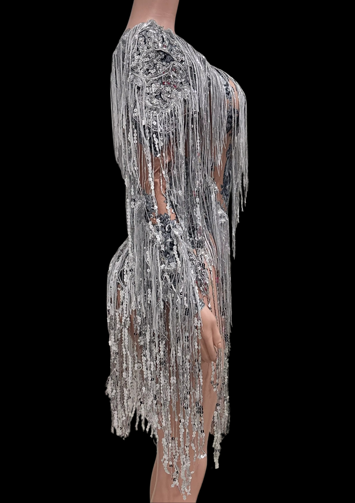 Party Romper: Silver Sway - Gorgeous Festival Outfits - Glamstone