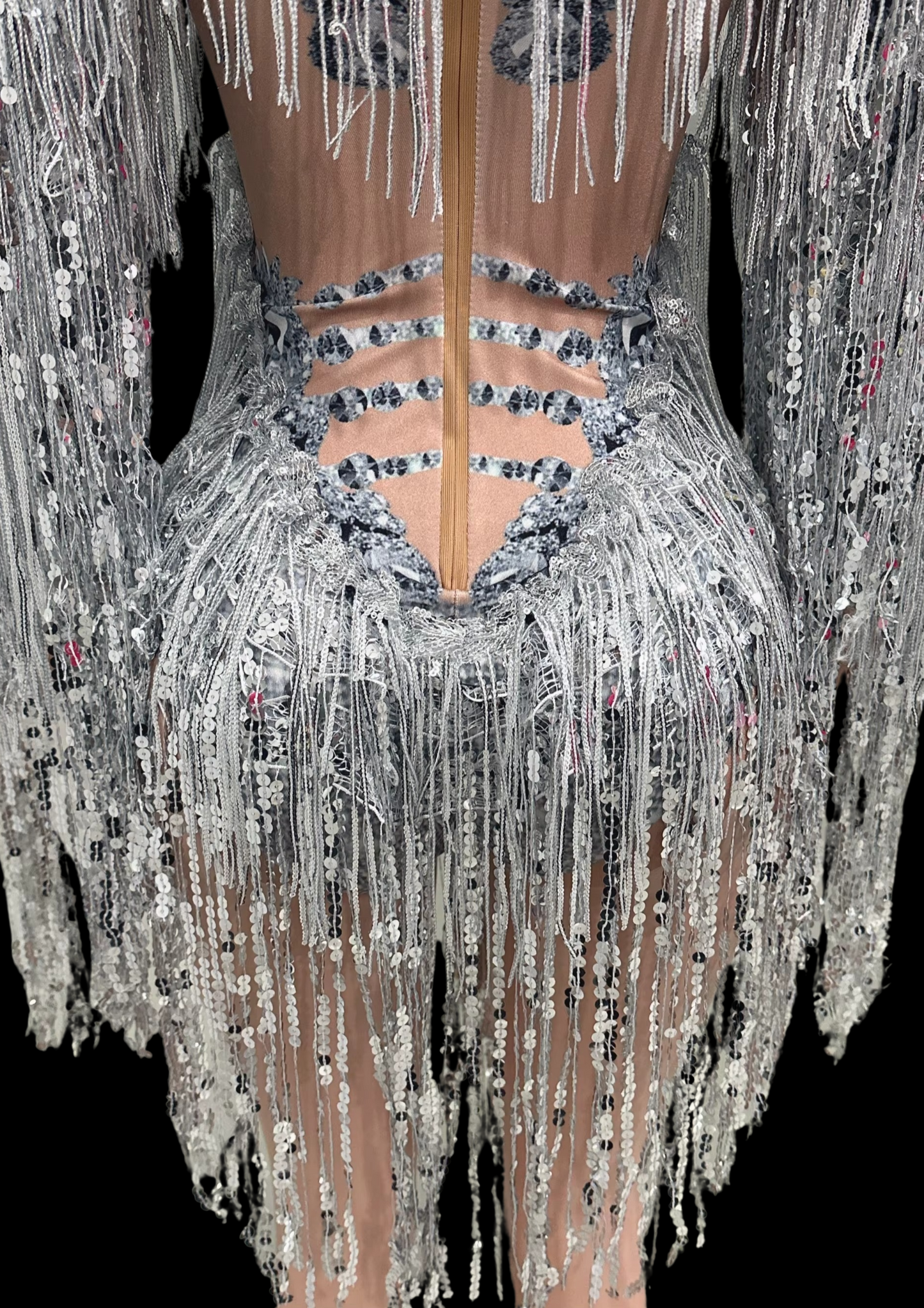 Party Romper: Silver Sway - Gorgeous Festival Outfits - Glamstone