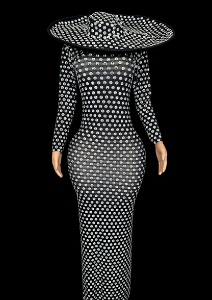 Party Costume Set: Midnight Enigma - Inspired by Beyoncé - Gorgeous Festival Outfits - Glamstone