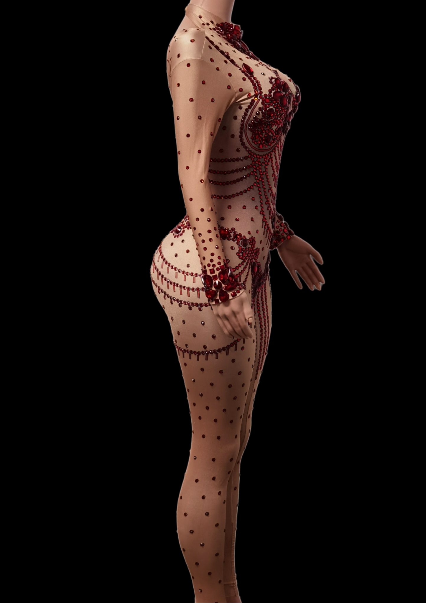 Party Jumpsuit: Red Affair - Gorgeous Festival Outfits - Glamstone
