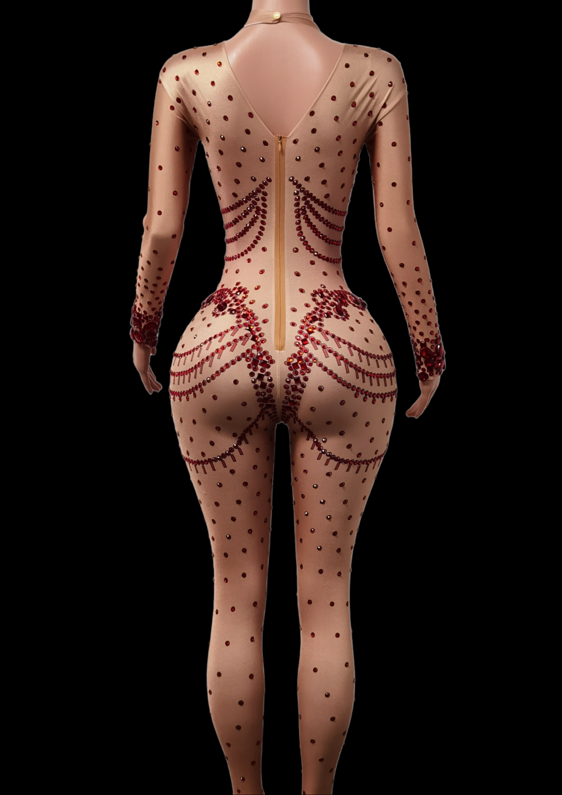 Party Jumpsuit: Red Affair - Gorgeous Festival Outfits - Glamstone
