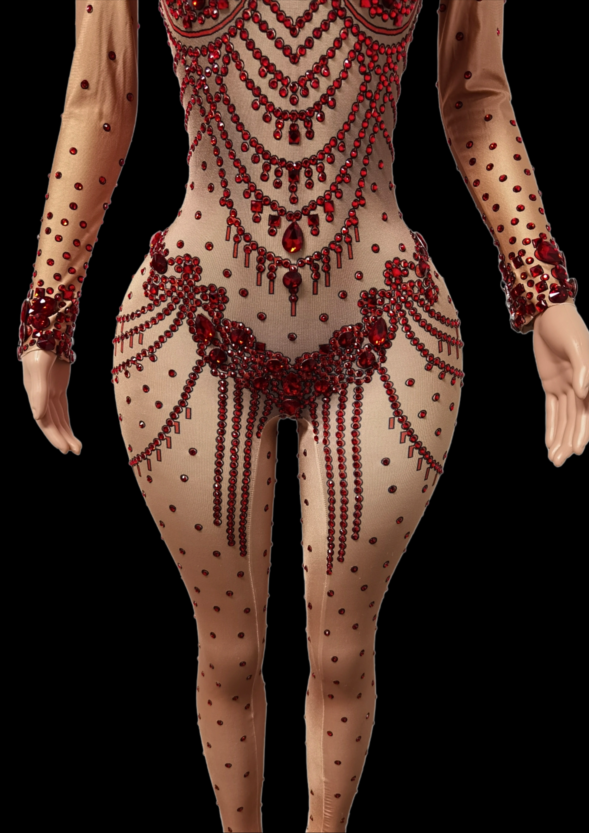 Party Jumpsuit: Red Affair - Gorgeous Festival Outfits - Glamstone