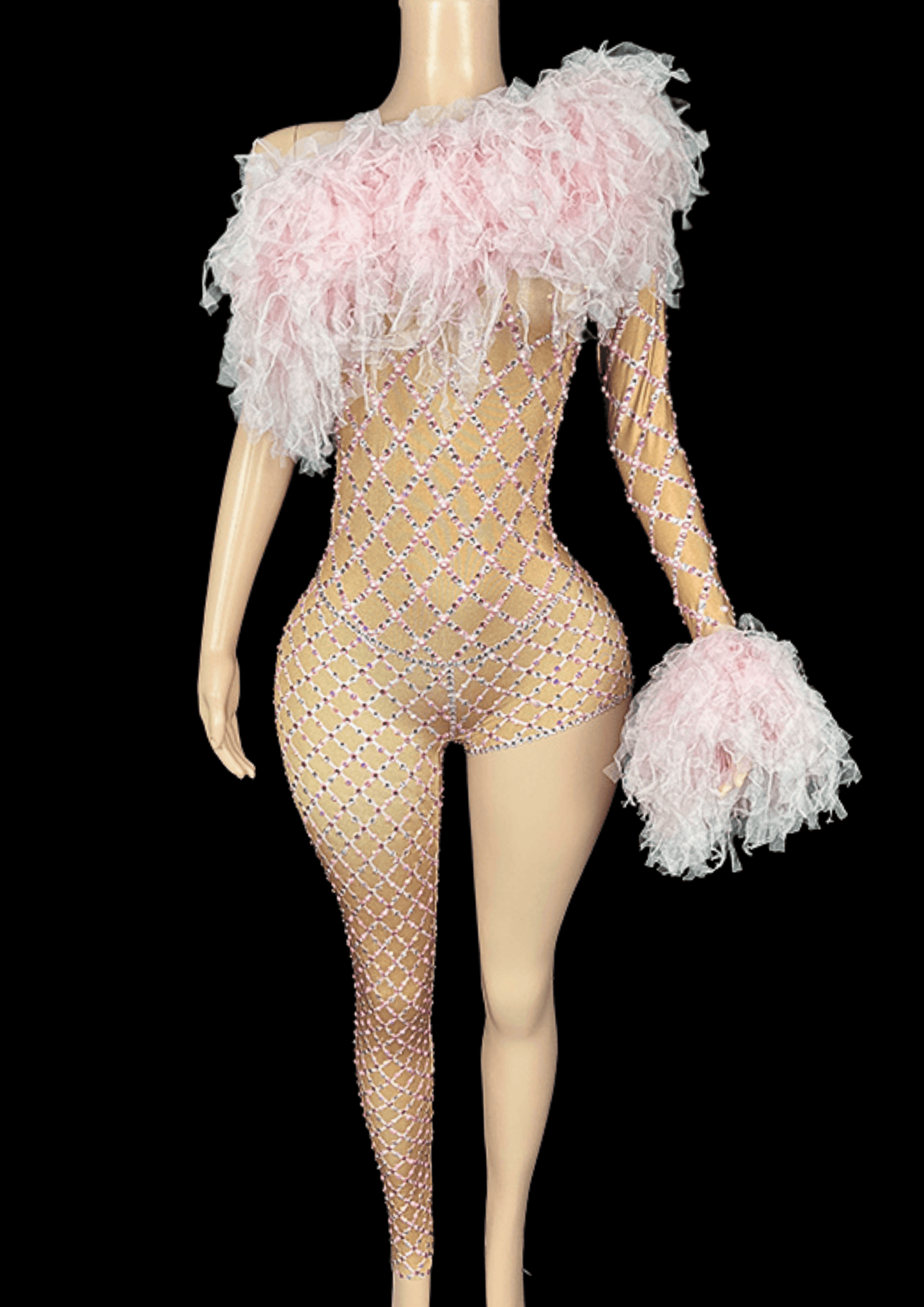 Party Jumpsuit: Bubble Gum - Gorgeous Festival Outfits - Glamstone