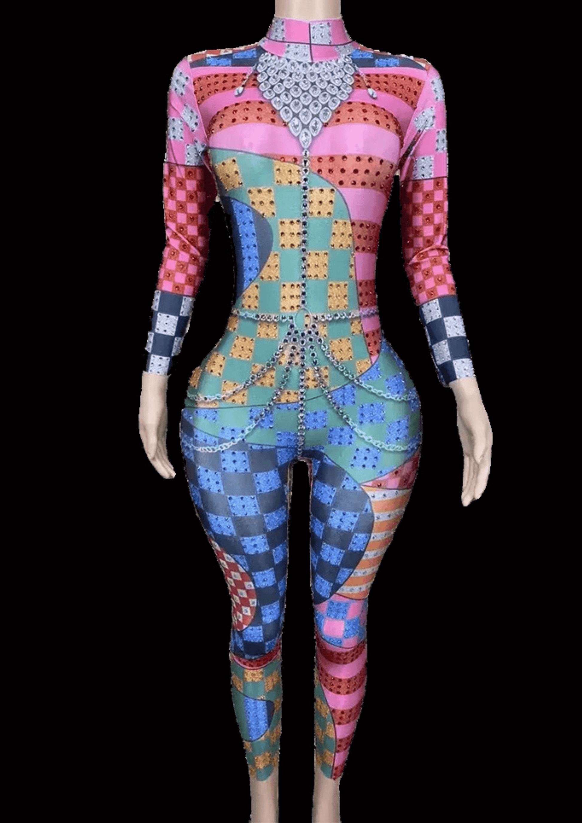 Party Jumpsuit: Candy Couture - Inspired by Beyoncé - Gorgeous Festival Outfits - Glamstone