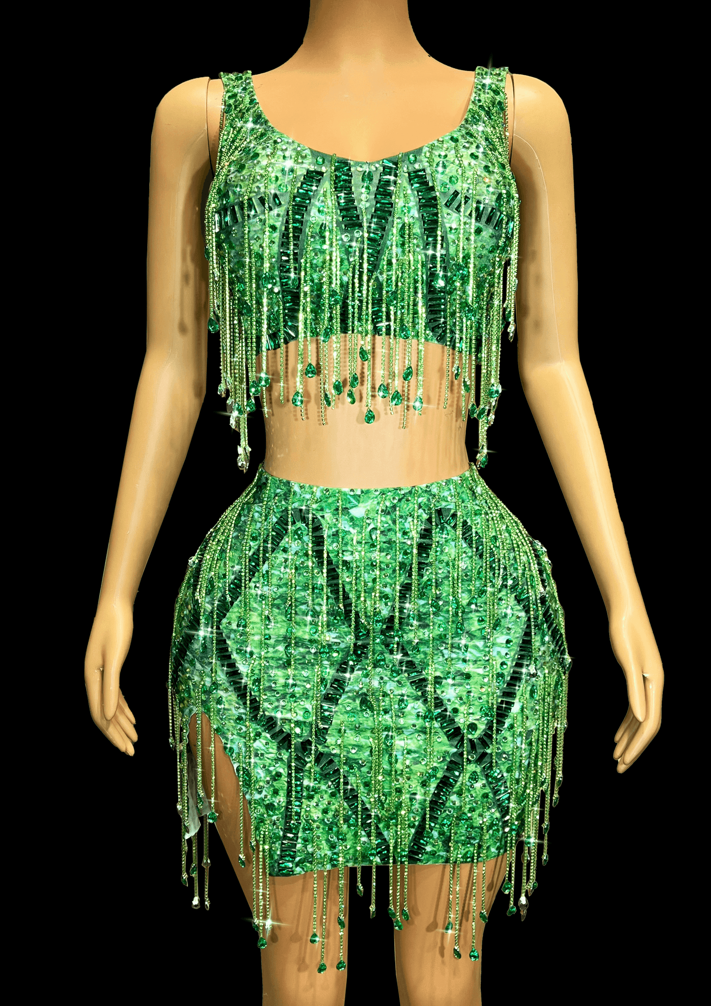Co-Ord Set: Emerald Envy - Inspired by Taylor Swift - Gorgeous Festival Outfits - Glamstone