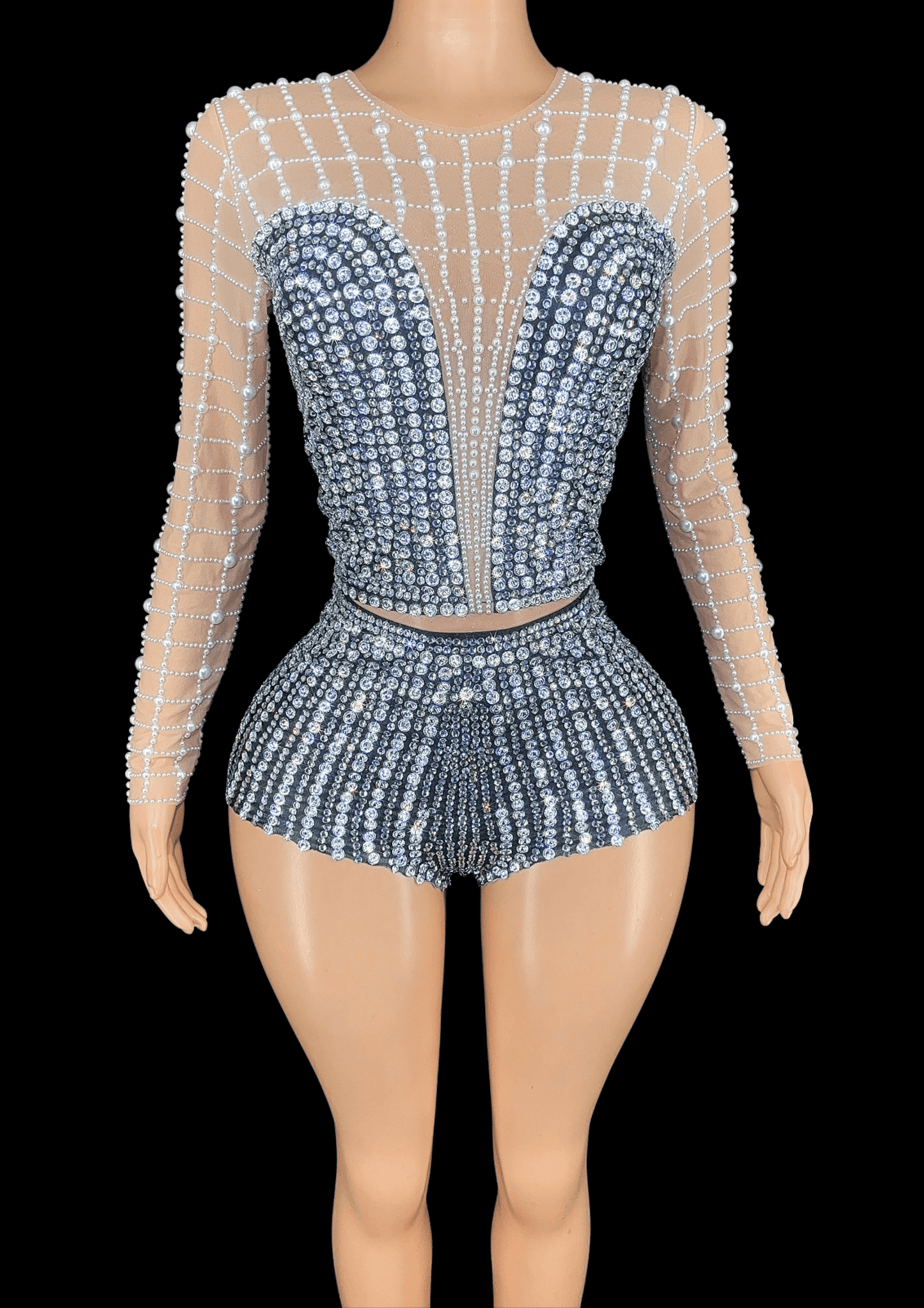 Co-Ord Set: Diamond Dazzle - Inspired by Beyoncé - Gorgeous Festival Outfits - Glamstone