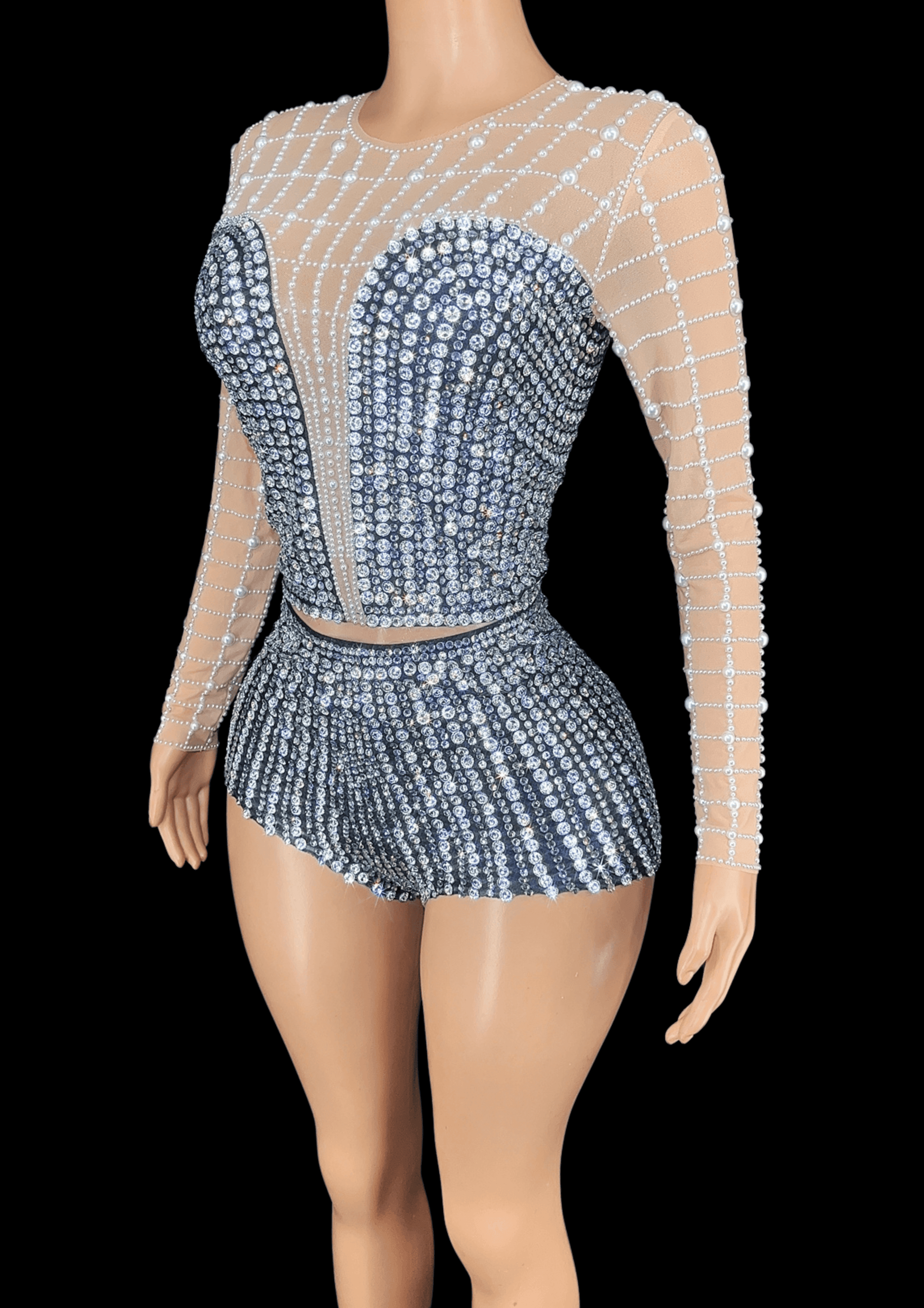 Co-Ord Set: Diamond Dazzle - Inspired by Beyoncé - Gorgeous Festival Outfits - Glamstone