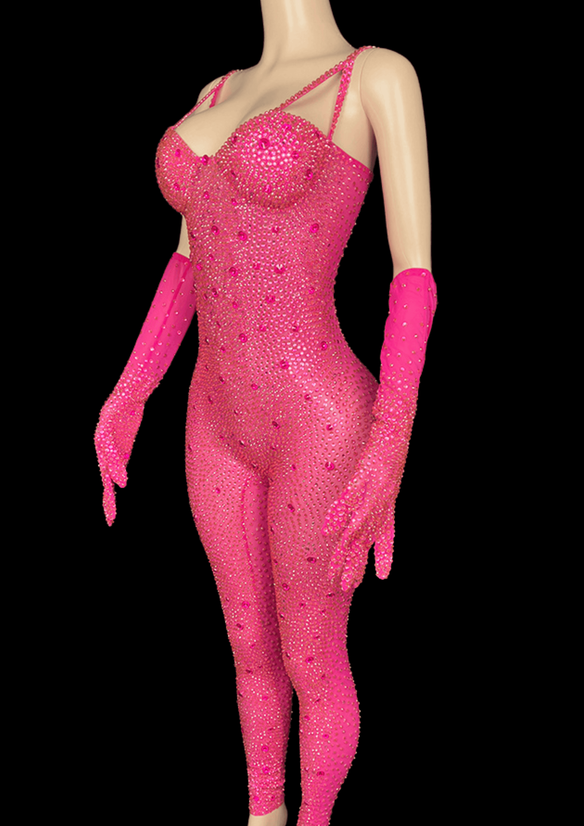 Party Jumpsuit: Fuchsia Fever - Inspired by Dua Lipa - Gorgeous Festival Outfits - Glamstone
