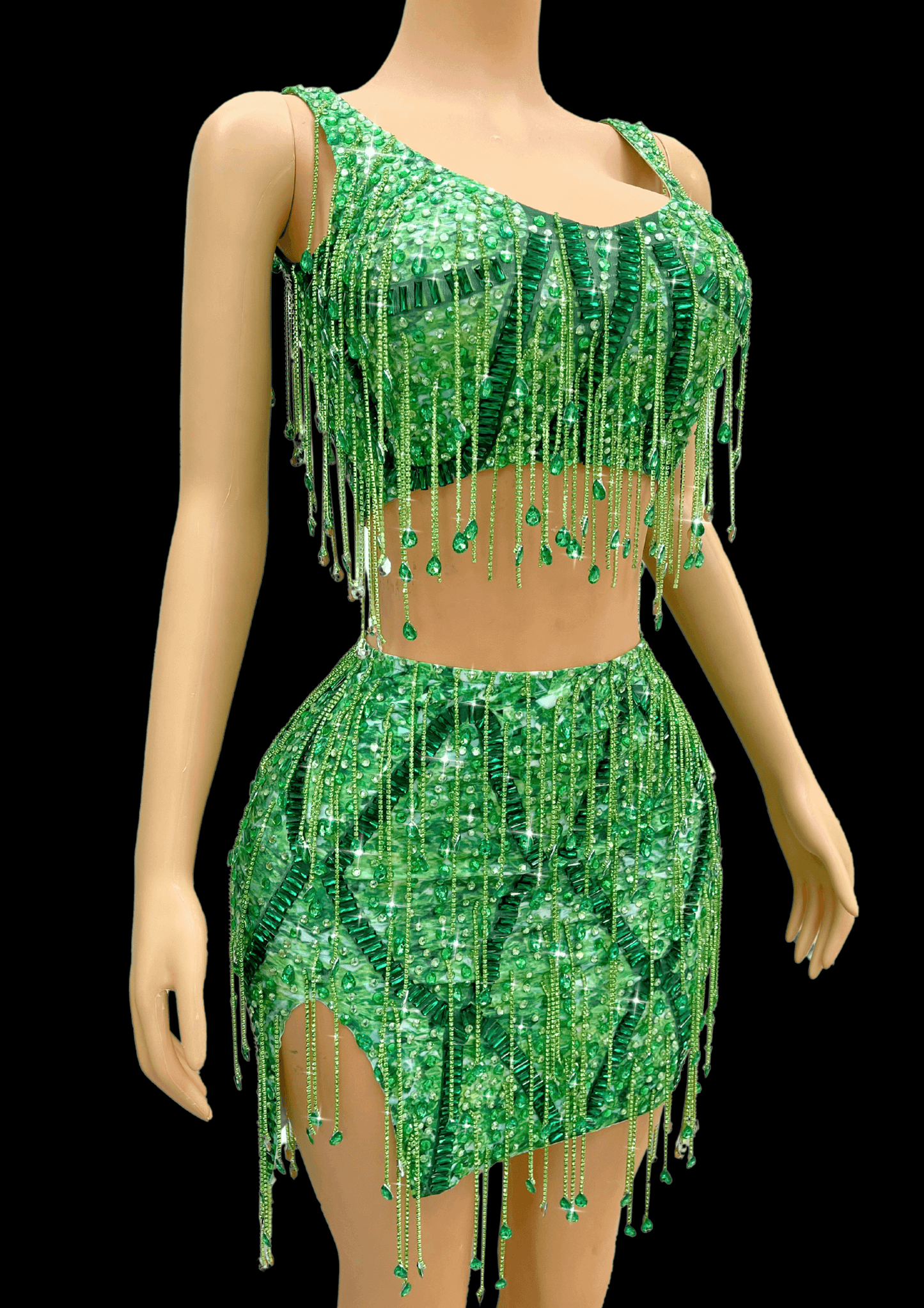 Co-Ord Set: Emerald Envy - Inspired by Taylor Swift - Gorgeous Festival Outfits - Glamstone