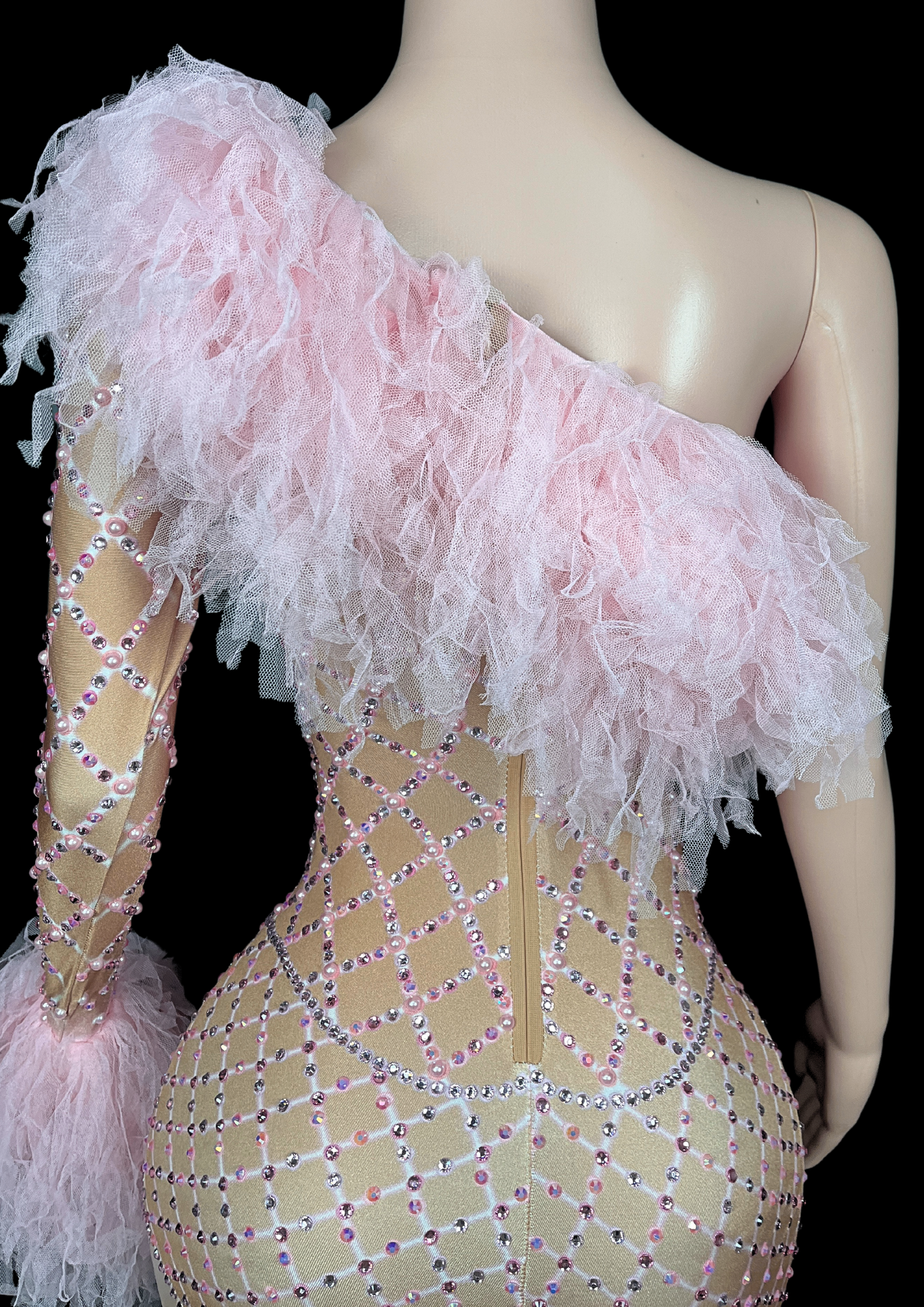 Party Jumpsuit: Bubble Gum - Gorgeous Festival Outfits - Glamstone