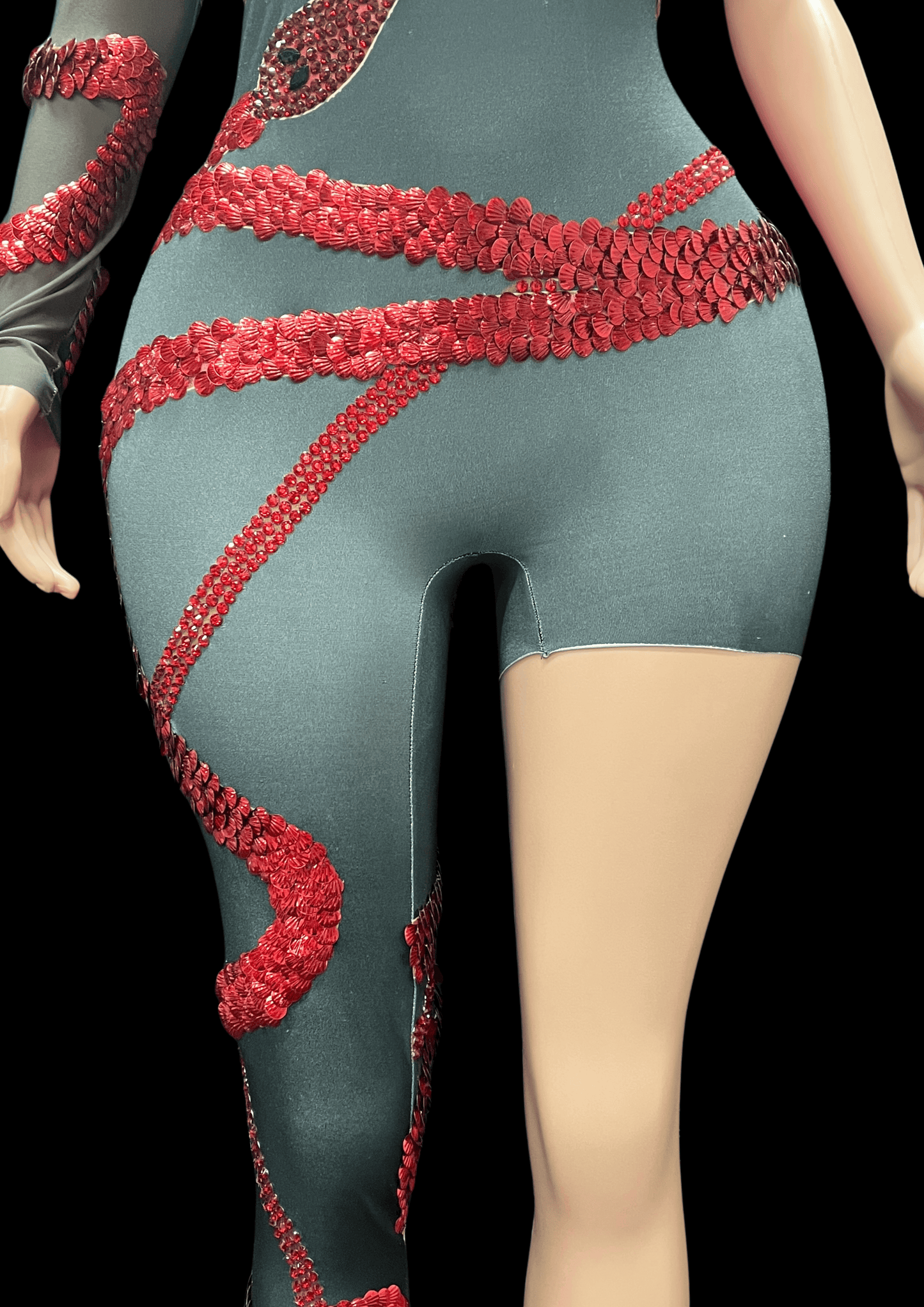 Party Jumpsuit: Dark Enigma - Inspired by Taylor Swift - Gorgeous Festival Outfits - Glamstone