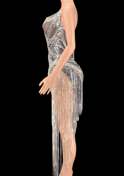 Mini Dress: Fringe Fantasy - Inspired by Beyoncé - Gorgeous Festival Outfits - Glamstone