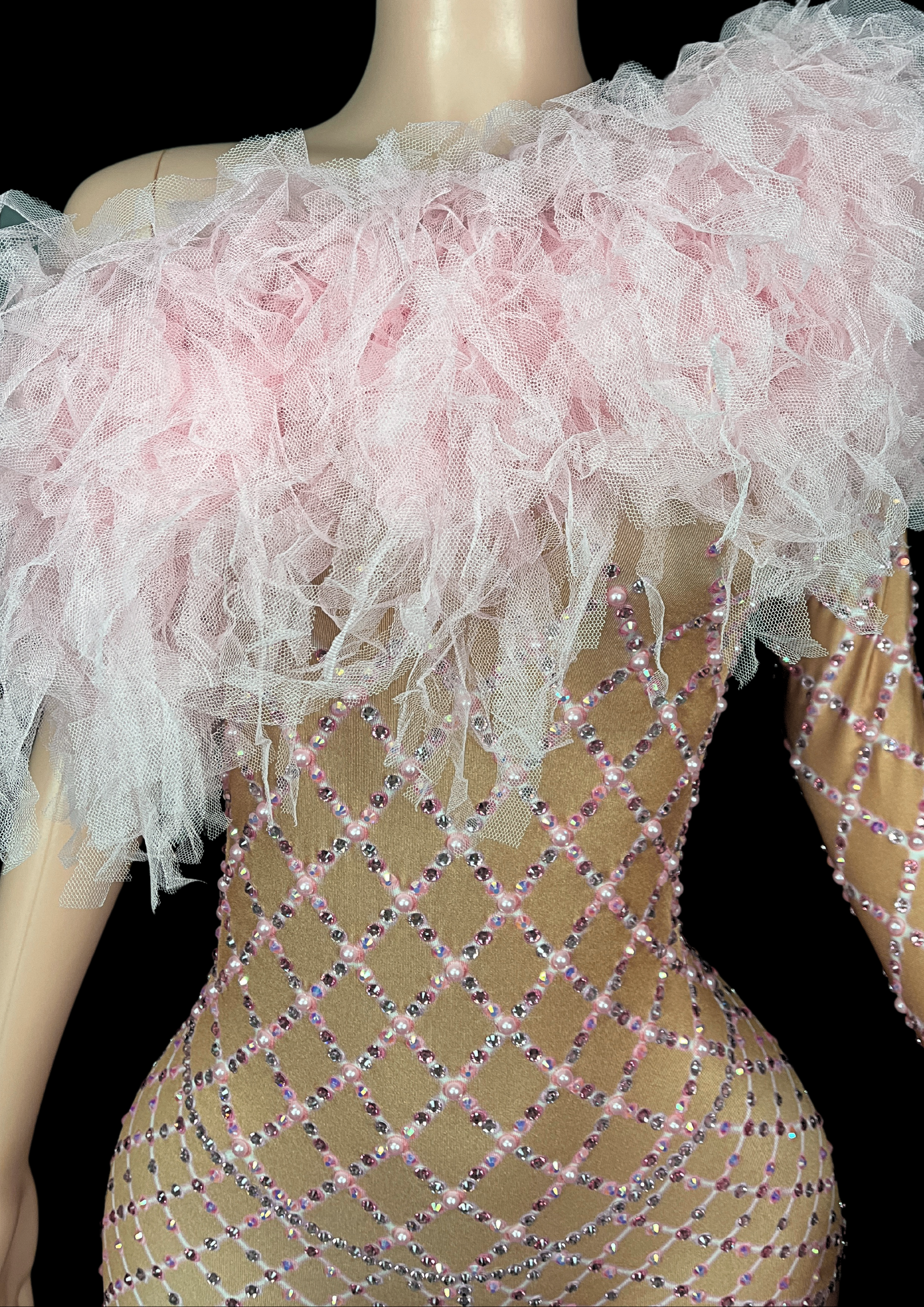 Party Jumpsuit: Bubble Gum - Gorgeous Festival Outfits - Glamstone