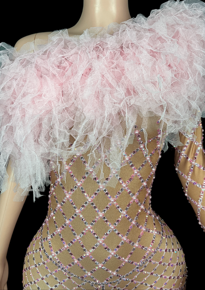 Party Jumpsuit: Bubble Gum - Gorgeous Festival Outfits - Glamstone