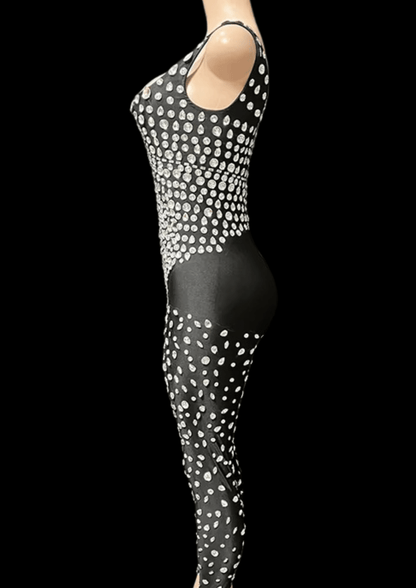 Party Jumpsuit: Gleam Goddess - Inspired by Cardi B - Gorgeous Festival Outfits - Glamstone