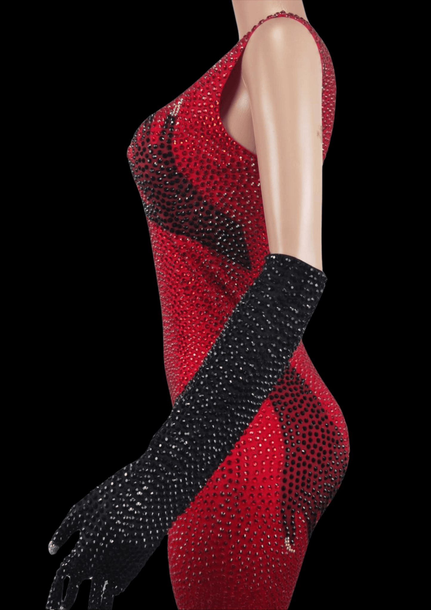 Party Jumpsuit: Red Flame - Inspired by Beyoncé - Gorgeous Festival Outfits - Glamstone