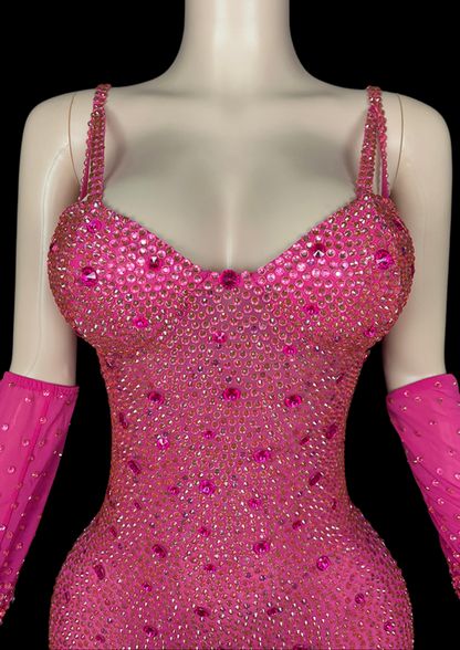 Party Jumpsuit: Fuchsia Fever - Inspired by Dua Lipa - Gorgeous Festival Outfits - Glamstone