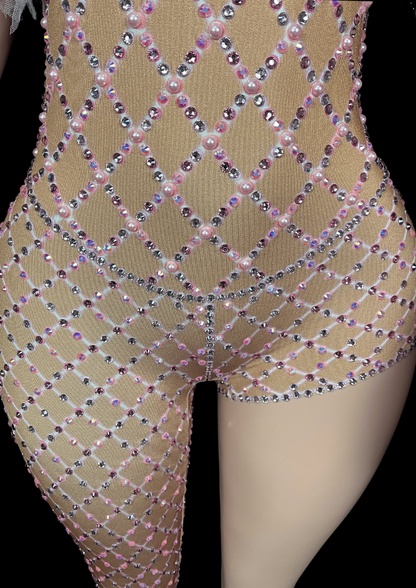 Party Jumpsuit: Bubble Gum - Gorgeous Festival Outfits - Glamstone
