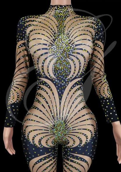 Party Jumpsuit: Marcella - Black - Gorgeous Festival Outfits - Glamstone