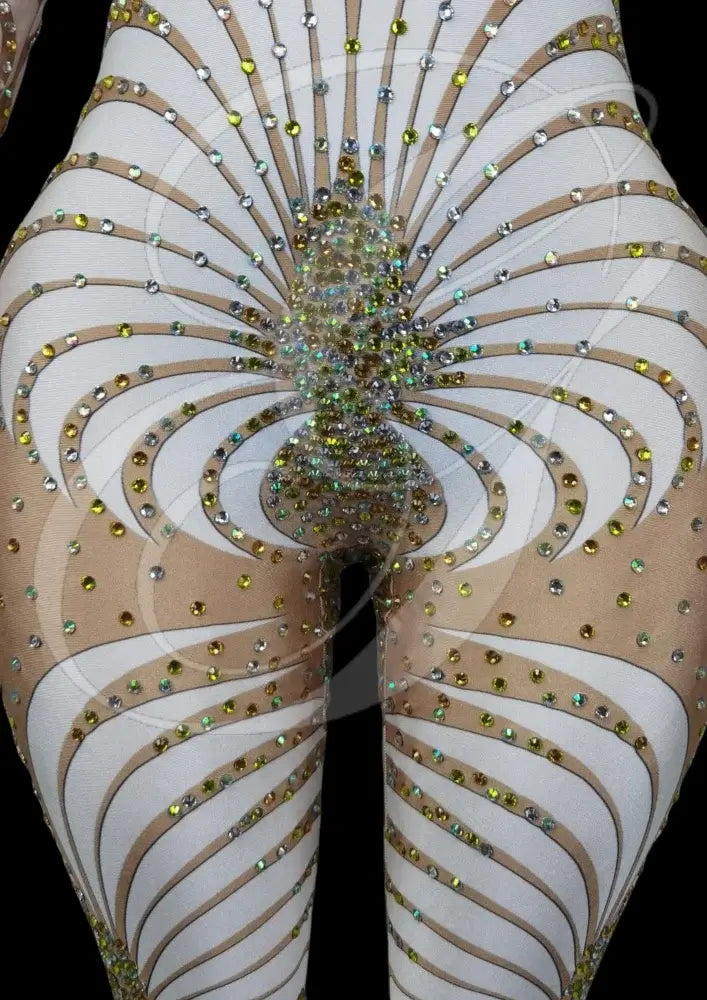 Party Jumpsuit: Marcella - White - Gorgeous Festival Outfits - Glamstone