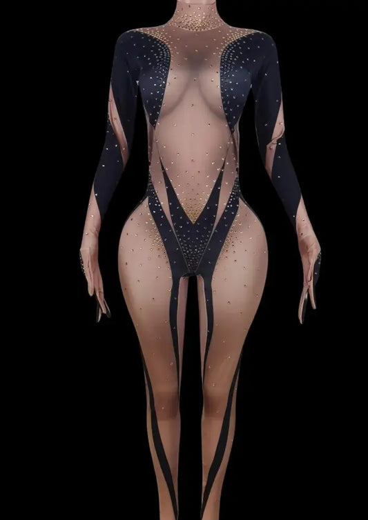 Party Jumpsuit: Onyx - Gorgeous Festival Outfits - Glamstone