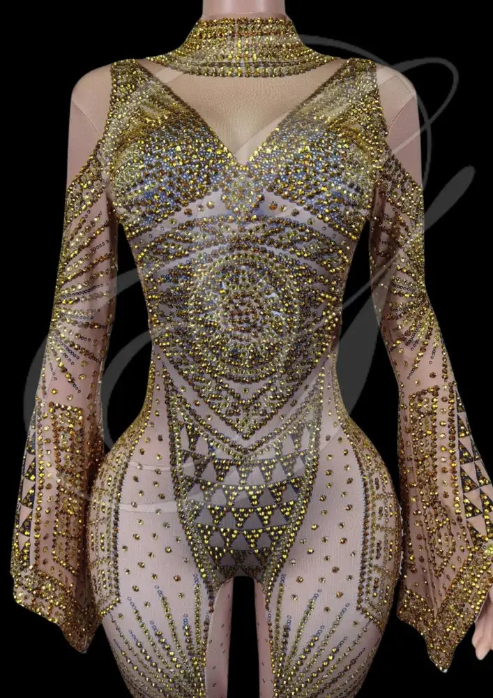 Party Jumpsuit: Vanessa - Inspired by Beyoncé - Gorgeous Festival Outfits - Glamstone