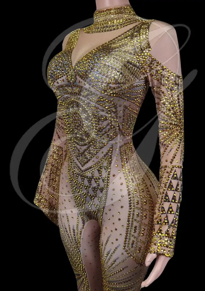 Party Jumpsuit: Vanessa - Inspired by Beyoncé - Gorgeous Festival Outfits - Glamstone