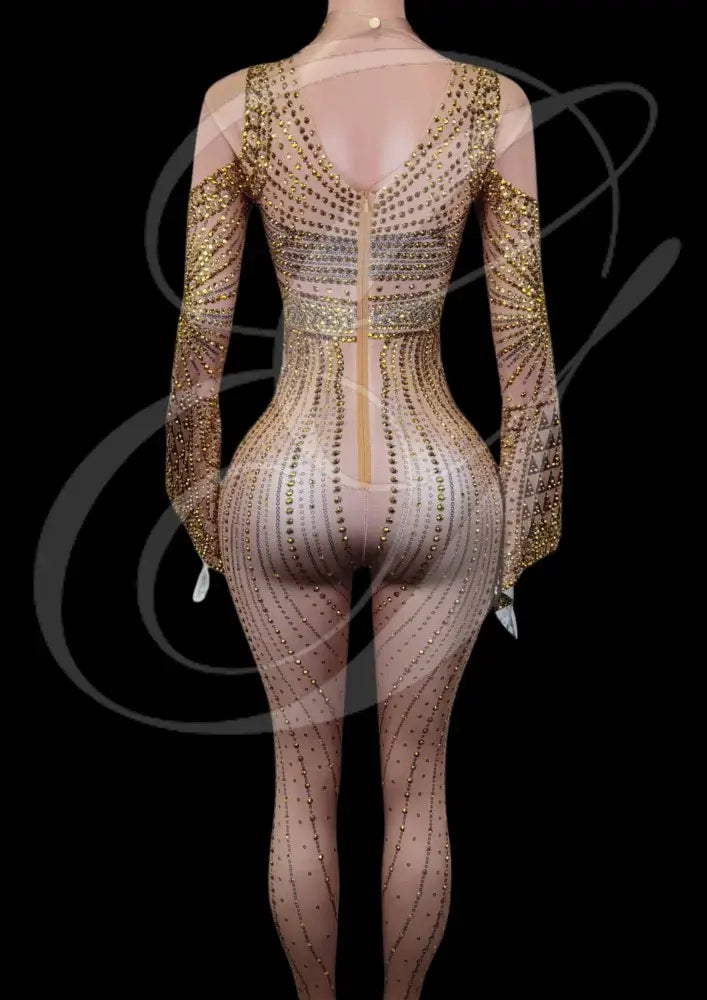 Party Jumpsuit: Vanessa - Inspired by Beyoncé - Gorgeous Festival Outfits - Glamstone